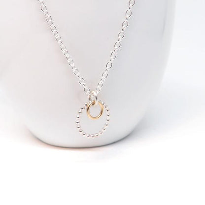 Dainty Mixed Metal Necklace