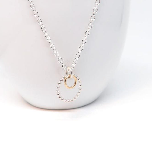 Dainty Mixed Metal Necklace
