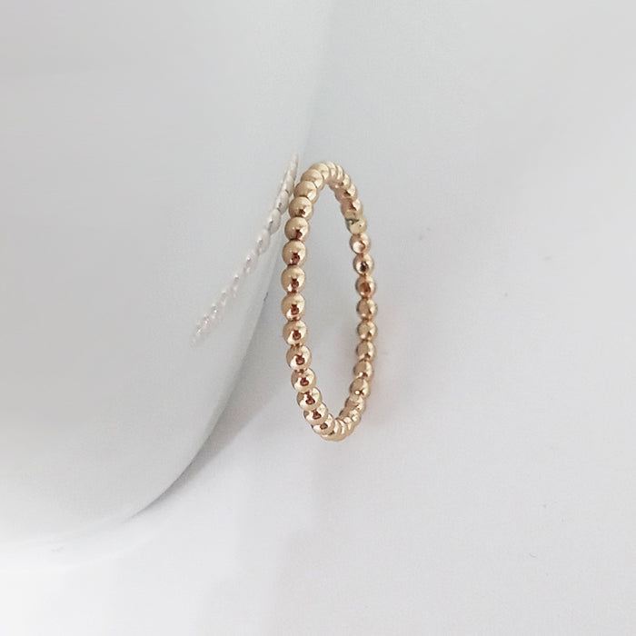 bubble gold ring