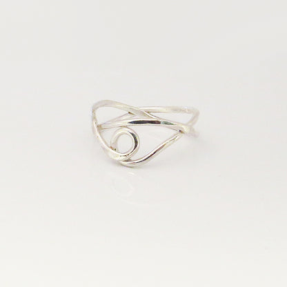 Wrapped Silver Ring 