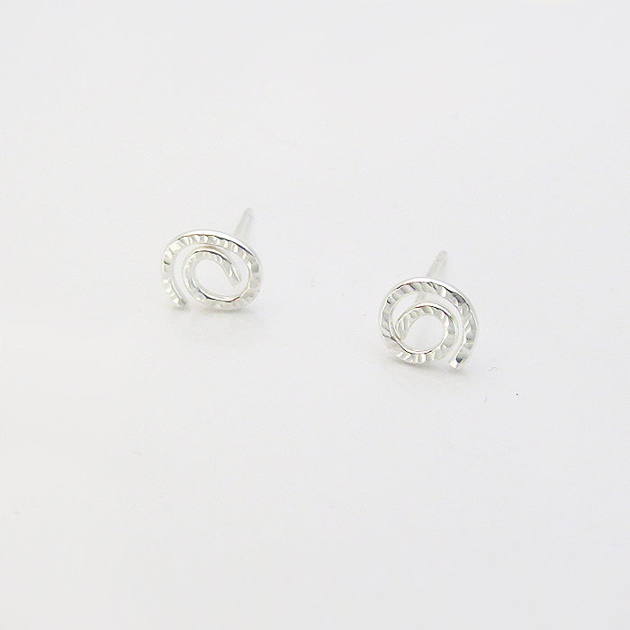 Tiny Spiral Studs Earrings 