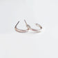 925 Silver hoops earrings