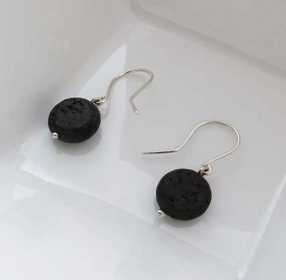 Lava earrings from iceland